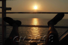 Tyrrhenisches Meer, an Bord der Moby Line,  Autor: Charlotte Moser