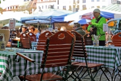 Spaziergang durch München, Viktualienmarkt, Autor: Charlotte Moser