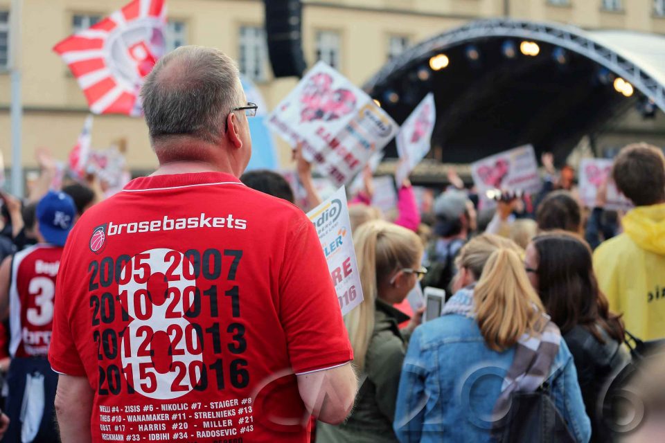 Brose Baskets Deutscher Basketballmeister 2016, autor: charlotte moser