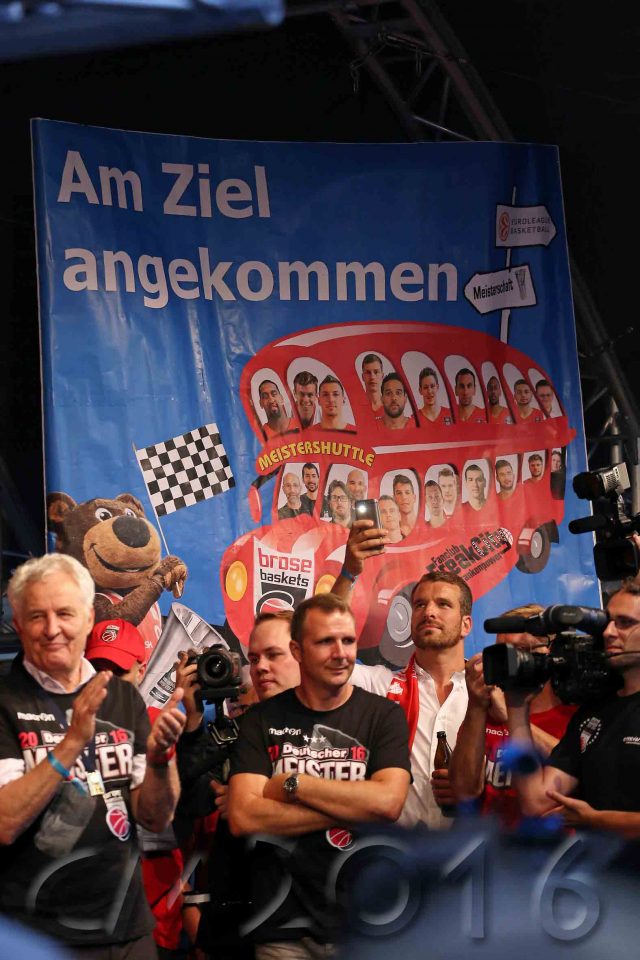 Brose Baskets Deutscher Basketballmeister 2016, autor: charlotte moser