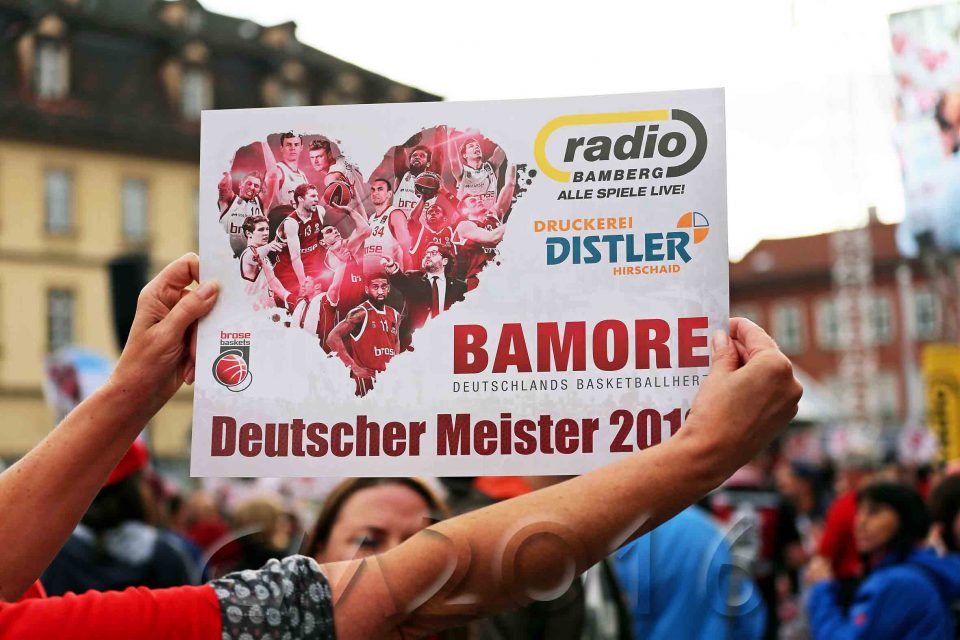 Brose Baskets Deutscher Basketballmeister 2016, autor: charlotte moser
