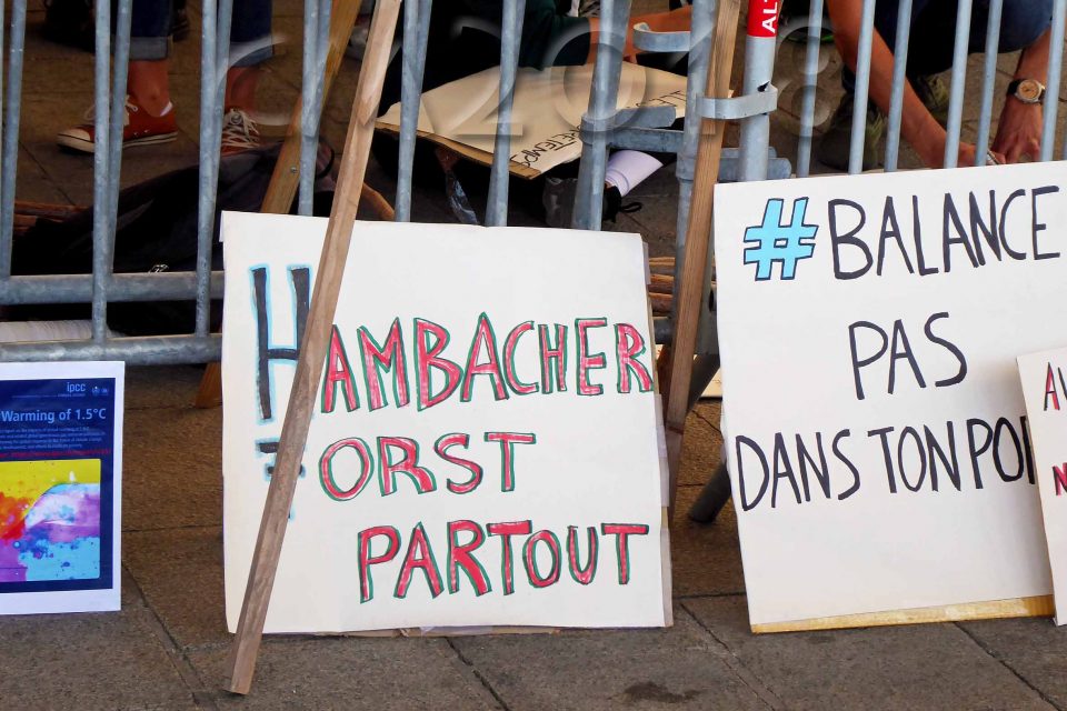 Marseille, Demonstration für die Erhaltung der Bäume an La Plaine, Autor: Charlotte Moser