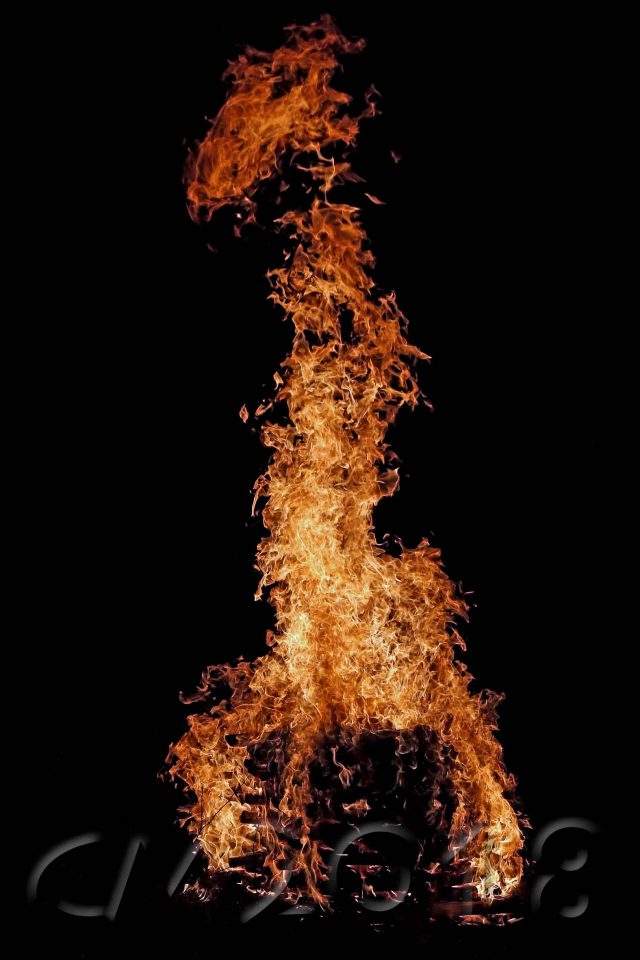 Feuer beim Lichterfest Pottenstein, Autor: Charlotte Moser