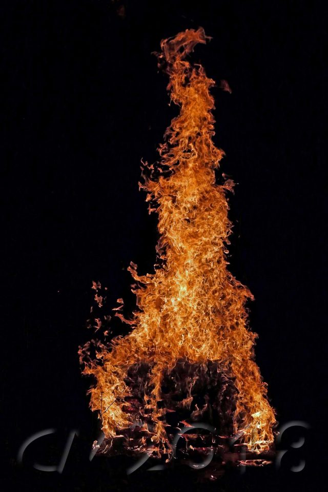 Feuer beim Lichterfest Pottenstein, Autor: Charlotte Moser