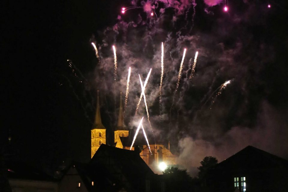 Feuerwerk in Bamberg, Autor: Charlotte Moser