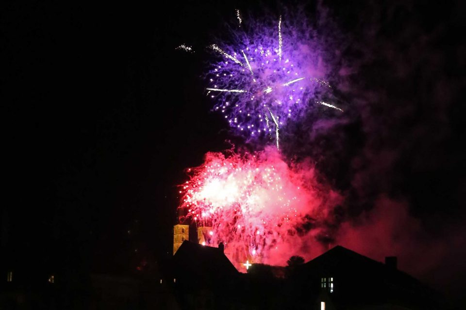 Feuerwerk in Bamberg, Autor: Charlotte Moser
