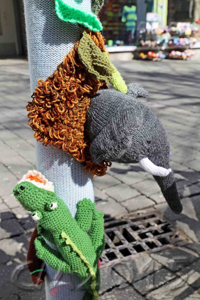 Guerilla-Strick, Wollstudio3, Autor Charlotte Moser